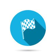 Finish flag icon Start race sign N7