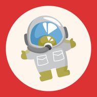 Space astronaut theme elements N6