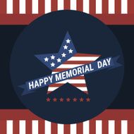 Happy Memorial Day vector