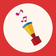 birthday horn theme elements N2