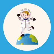 Space astronaut theme elements N7
