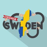 Sweden Typography Design