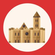 castle theme elements vector eps N3