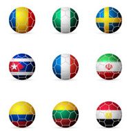 Soccer Ball Flag N5