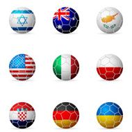Soccer Ball Flag N6