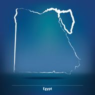 Doodle Map of Egypt