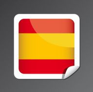 Spain flag button N2