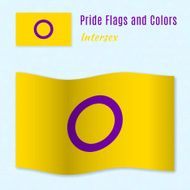 Intersex pride flag with correct color scheme N2
