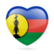 Heart icon of New Caledonia