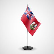 Table flag of Bermuda
