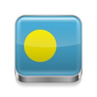 Metal icon of Palau