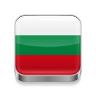 Metal icon of Bulgaria