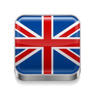 Metal icon of United Kingdom
