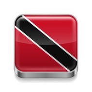 Metal icon of Trinidad and Tobago