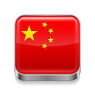 Metal icon of China