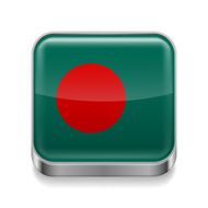 Metal icon of Bangladesh