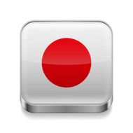 Metal icon of Japan