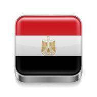 Metal icon of Egypt
