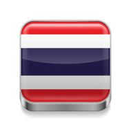 Metal icon of Thailand