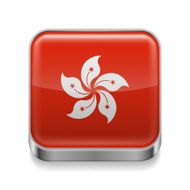 Metal icon of Hong Kong