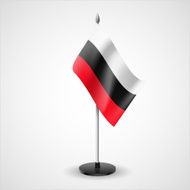 Colorful table flag