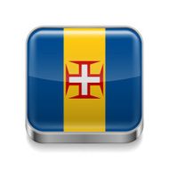 Metal icon of Madeira