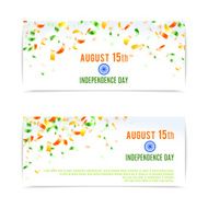 Indian Independence Day banners Vector illustration eps10