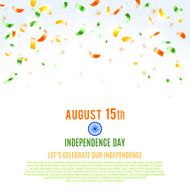 Indian Independence Day background Vector illustration eps10