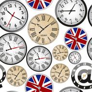 Clock Seamless Pattern N3