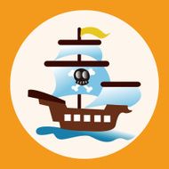 pirate ship theme elements