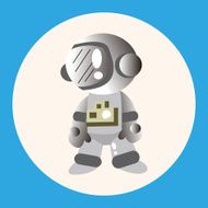Space astronaut theme elements N9