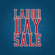 Labor Day Sale Label