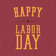 Happy Labor Day Label N2