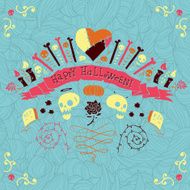 Happy Halloween greeting card N5