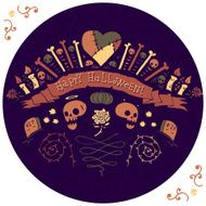Happy Halloween greeting card N6