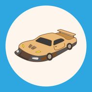 racing car theme elements vector eps N3