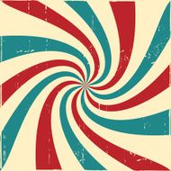 Vintage twisted tricolor background
