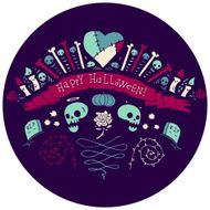 Happy Halloween greeting card N7