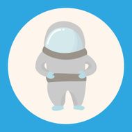Space Astronaut theme elements vector eps10 N4