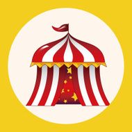 circus tent theme elements vector eps N2