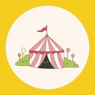 circus tent theme elements vector eps N3