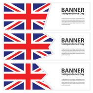 united kingdom Flag banners collection independence day