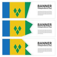 st vincent &amp; the grenadines Flag banners collection independence