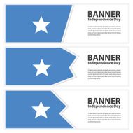 somalia Flag banners collection independence day