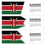 Kenya Flag banners collection independence day