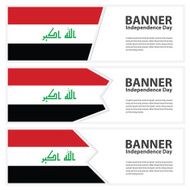 iraq Flag banners collection independence day
