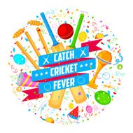 Cricket bat of different participating countries N3