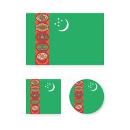Turkmenistan Flag N2