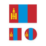 Mongolia Flag N6