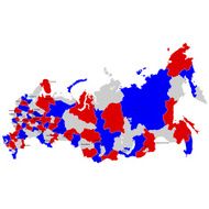 Russia map countries N3